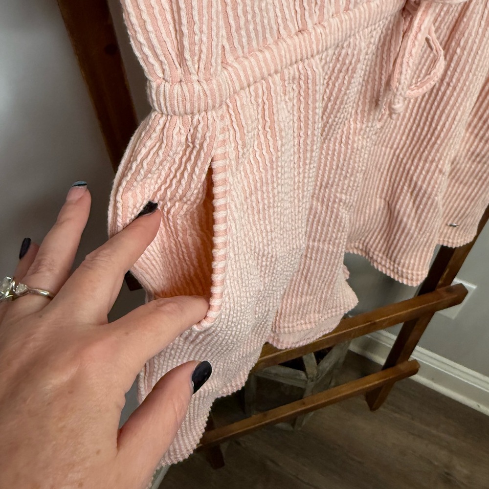 The Southern Shirt Company Pink Ribbed Romper - Picture 4 of 8